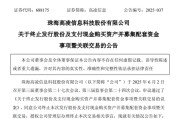 沧州688175，终止重大资产重组